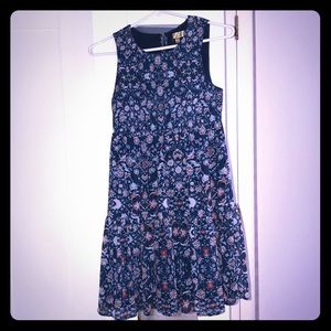 Vera Wang blue floral dress